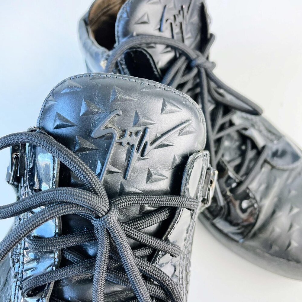 ⚡️SOLD⚡️ giuseppe zanotti high top leather sneakers - Picture 2 of 9